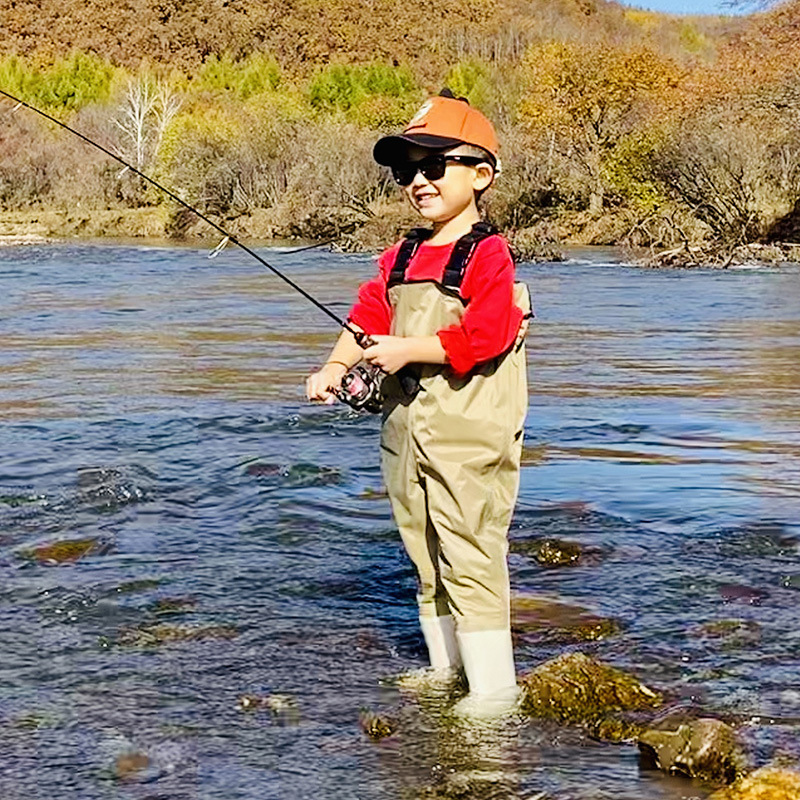 Fishing Waders - Kids Waterproof Fishing Waders Oxford Fabric