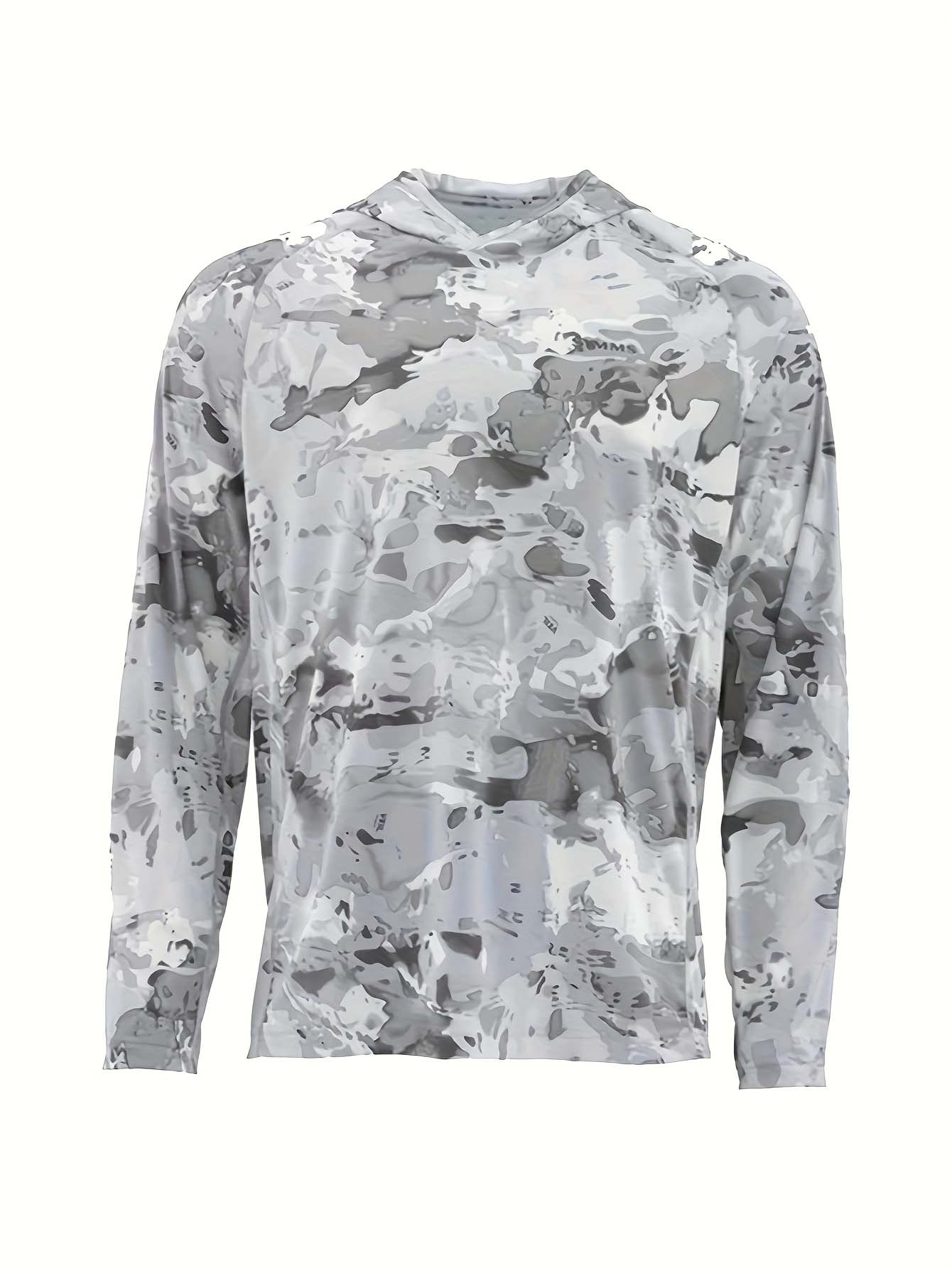 Fishing Shirt Uv Protection - 2026Fishing Hoodie T-shirts Men Long Sleeve