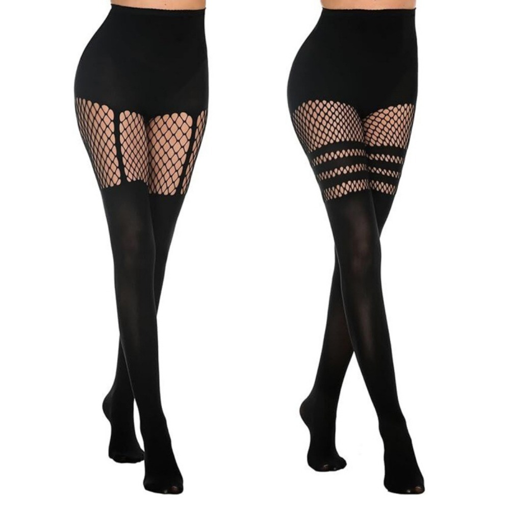 Fishing Socks - Nightclub Royal Sister Black Silk Ins