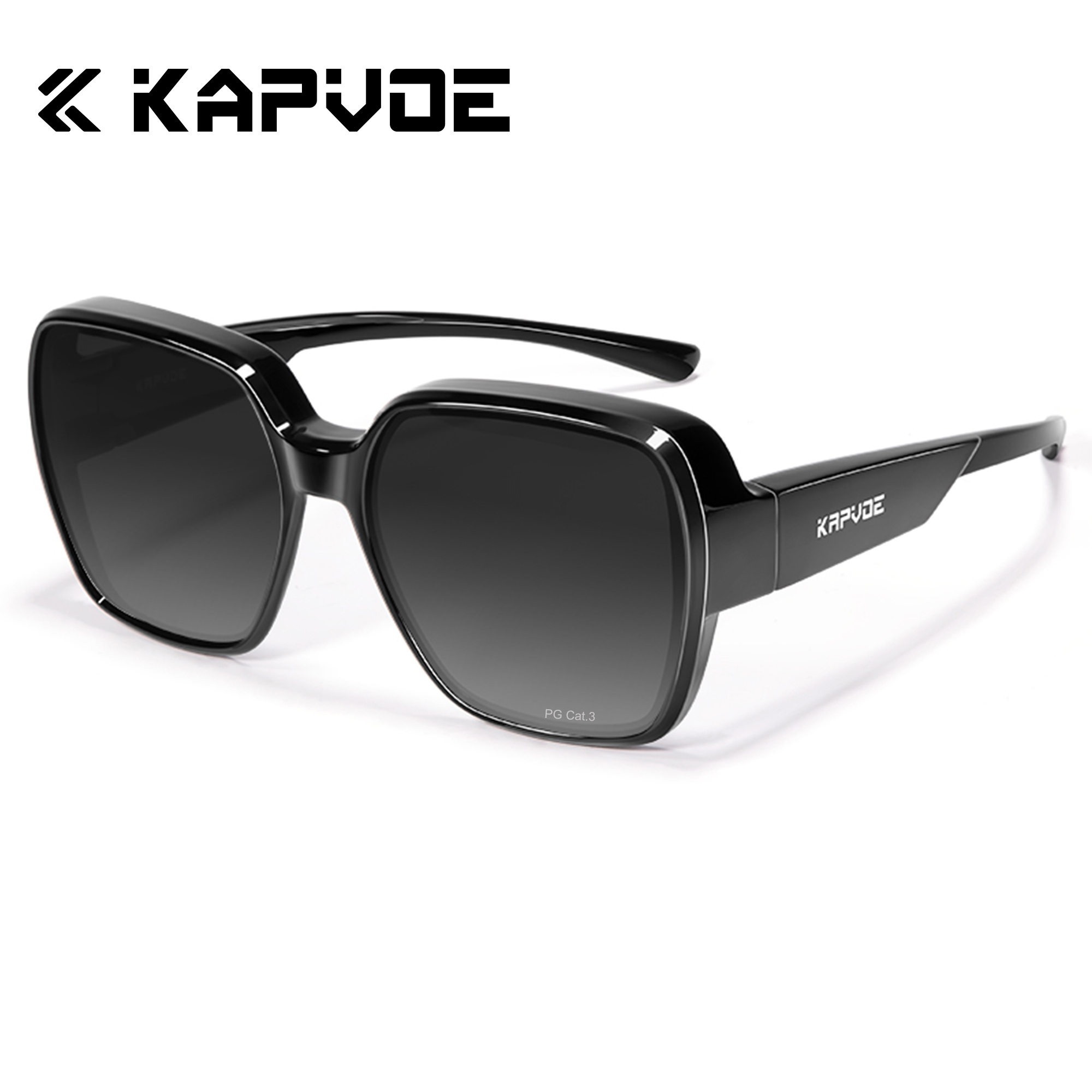 Fishing Sunglasses Polarized - Kapvoe Fitover Sunglasses Oversized Square Polarized