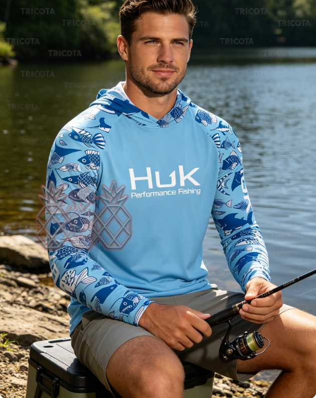 Fishing Shirt Uv Protection - HUK Performance Fishing Shirts Breathable Sun