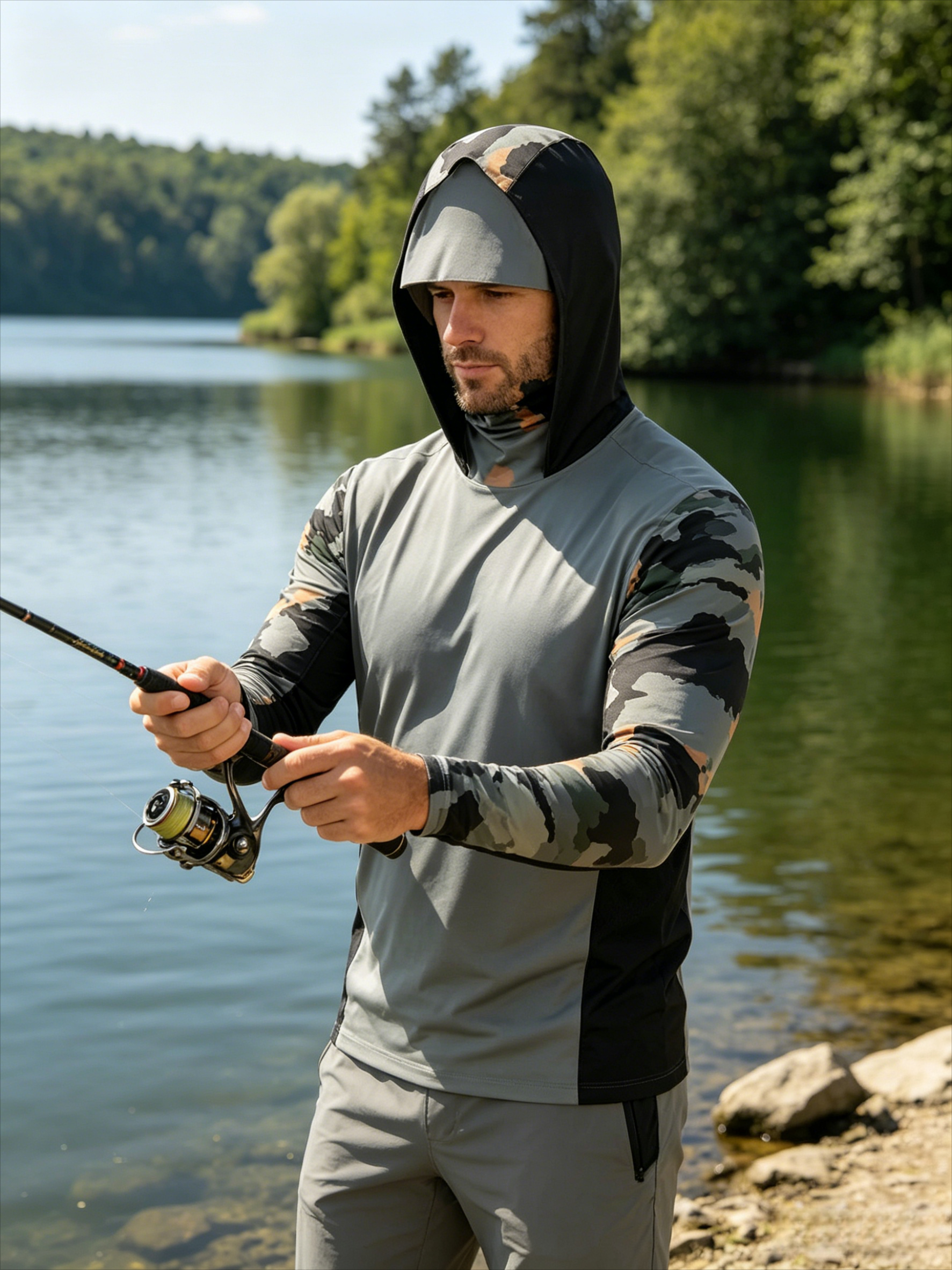 2026Fishing Shirts Long Sleeve - Fishing Mask Sun Protection review and price