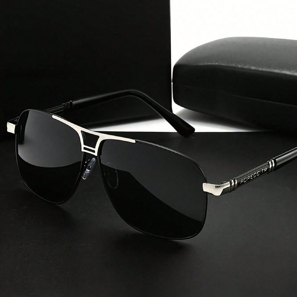 Large Metal Polarized Men And  - Fishing Sunglasses Polarized review and price