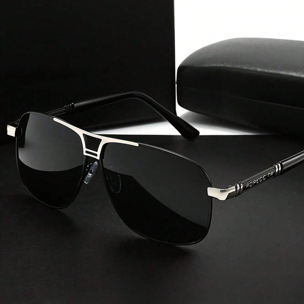 Large Metal Polarized Men And  - Fishing Sunglasses Polarized review and price