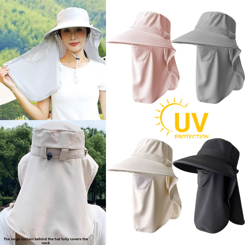 Summer Sun Hats with Face Mask - Fishing Mask Sun Protection review and price