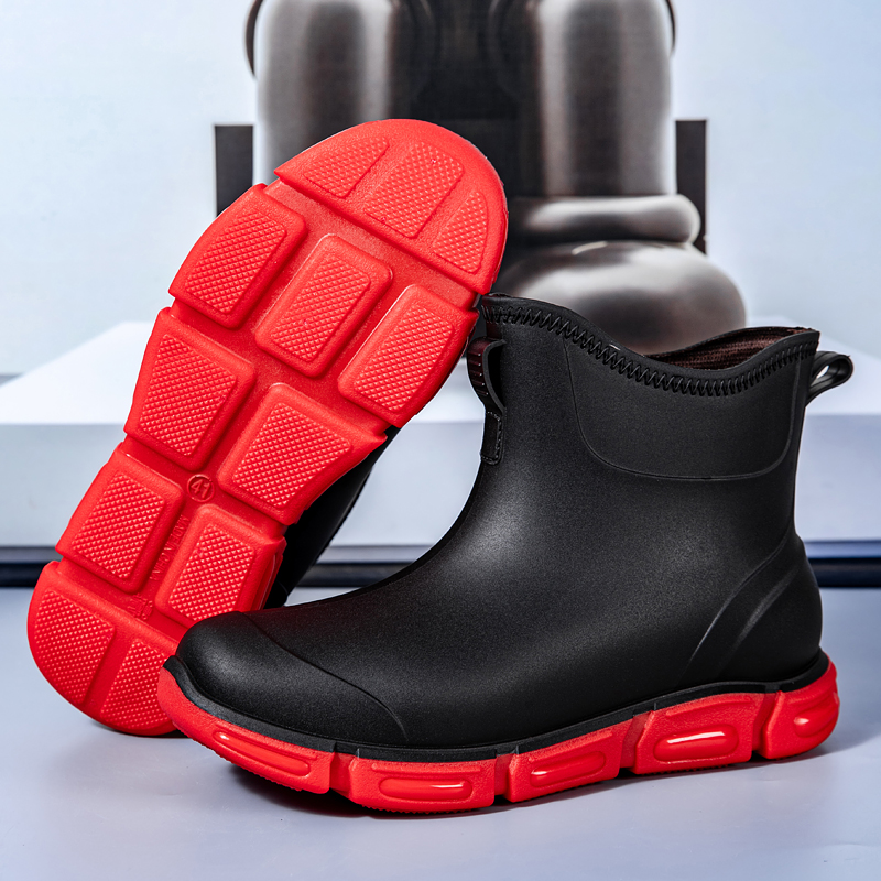 Fashion Men's Short Rain Boots - Fishing Boots review and price