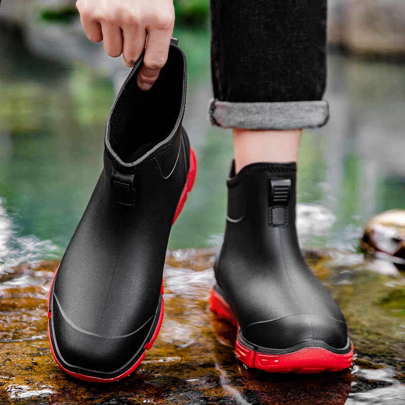 Fashion Men's Short Rain Boots - Fishing Boots review and price
