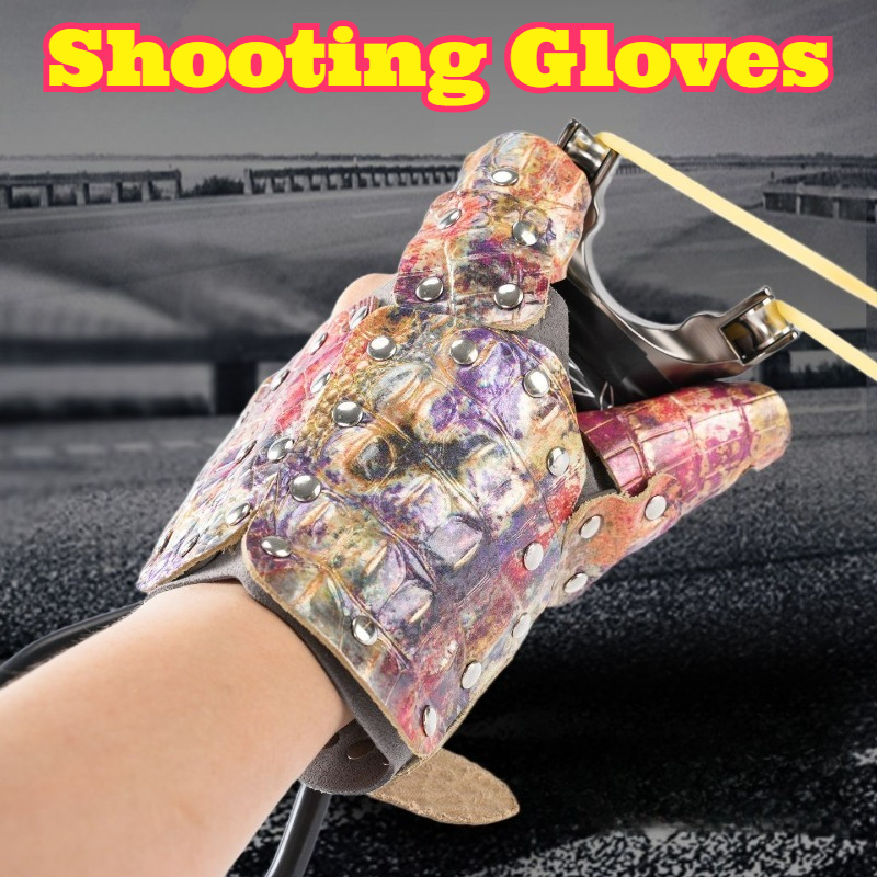 Half Finger Cowhide Gloves Cro - Fishing Gloves review and price