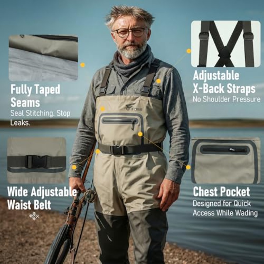 Fishing Chest Waders for Men a - Fishing Waders review and price