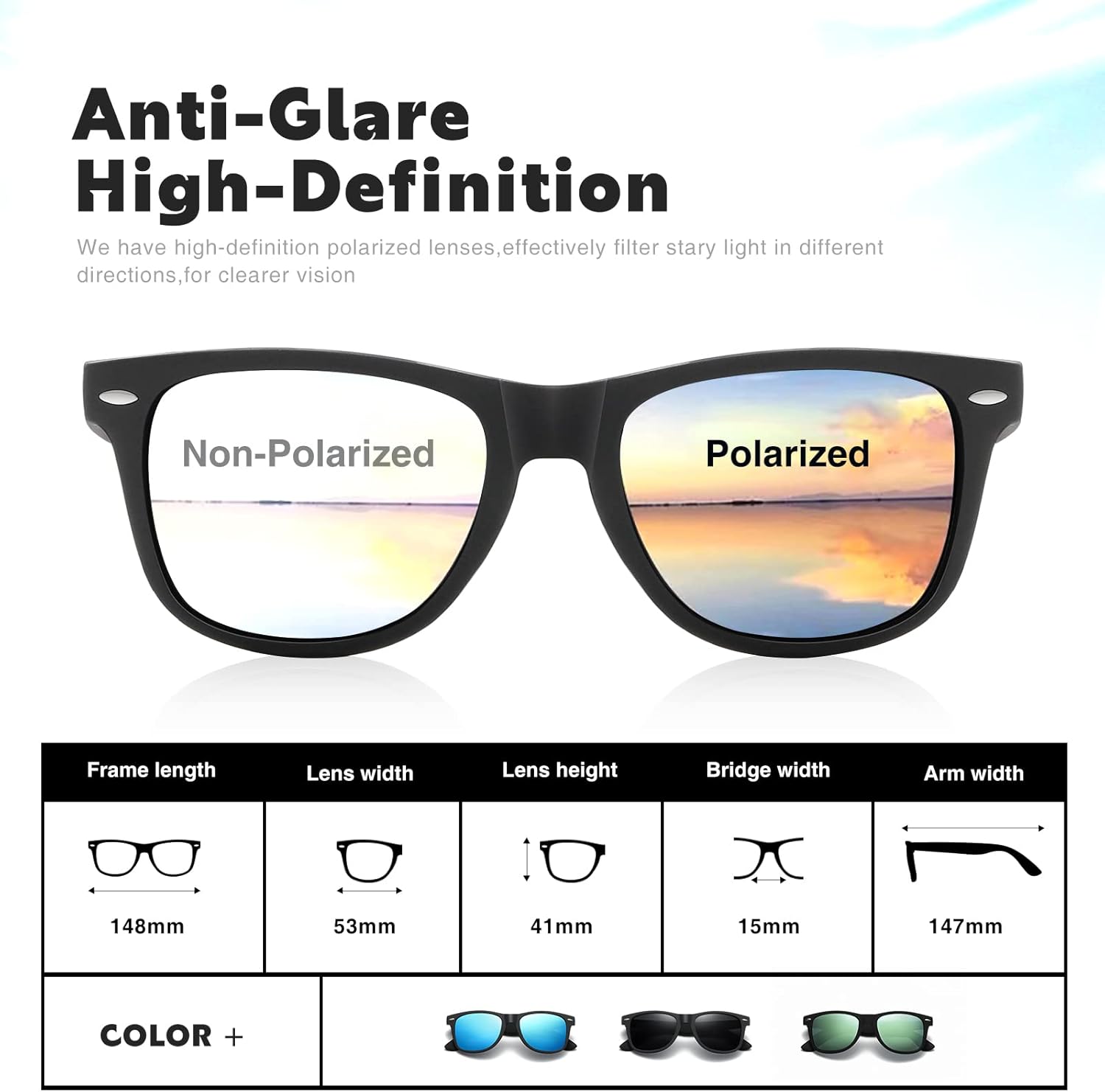 Unisex Polarized Sunglasses, R - Fishing Sunglasses Polarized review and price