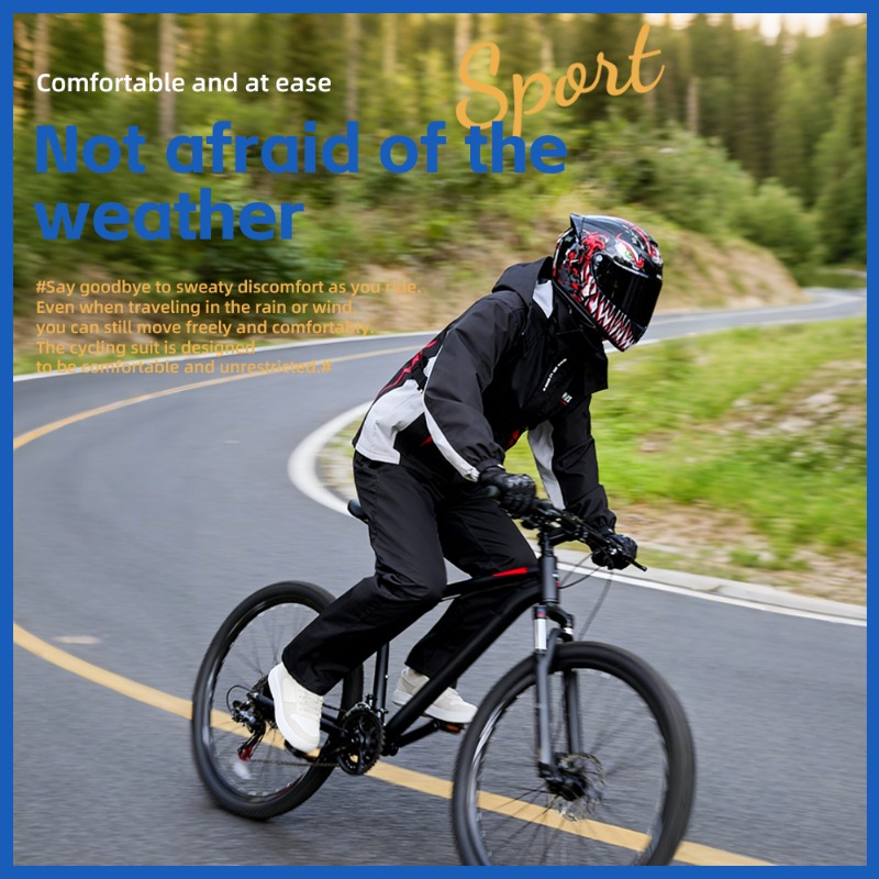 Motorcycle Raincoat Suit Men U - Fishing Jacket Waterproof review and price