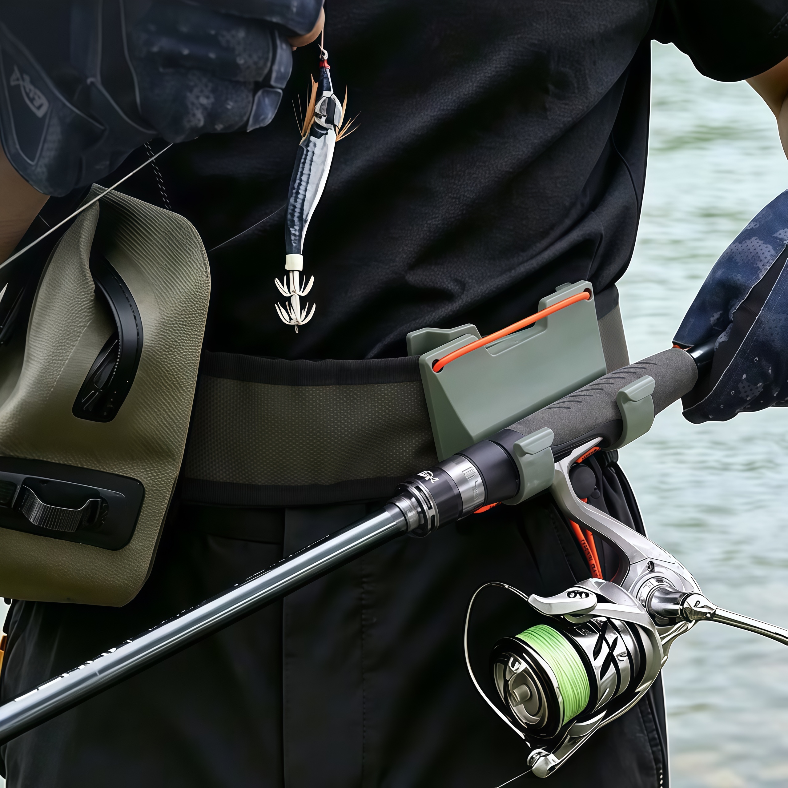 DEUKIO Outdoor Belt Clip Rod H - Fishing Belt review and price