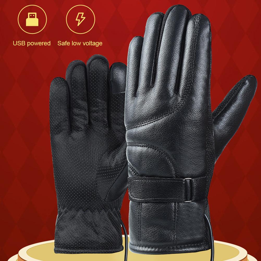 1 Pair USB Heating Gloves Rech - Fishing Gloves review and price