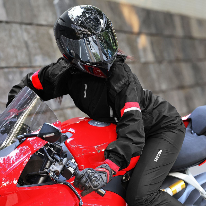 WOSAWE Motorcycle Raincoat Wat - Fishing Rain Suit review and price