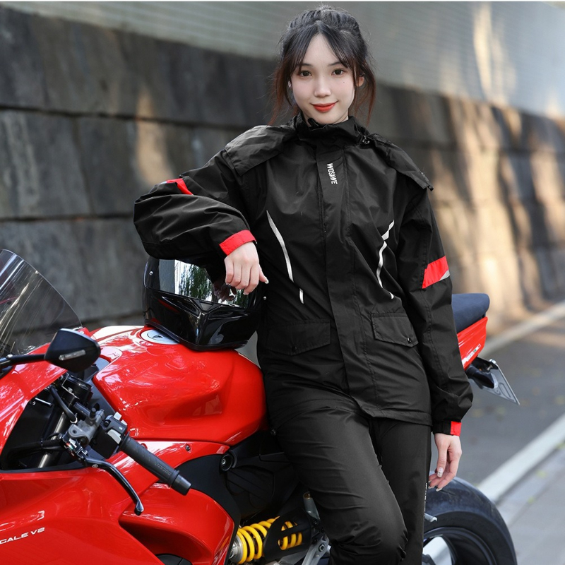 WOSAWE Motorcycle Raincoat Wat - Fishing Rain Suit review and price