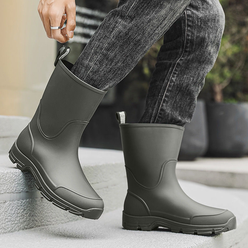 Unisex Rain Boots Fashion Mid- - Fishing Boots review and price
