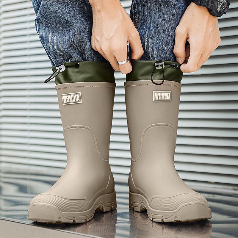 Unisex Rain Boots Fashion Mid- - Fishing Boots review and price