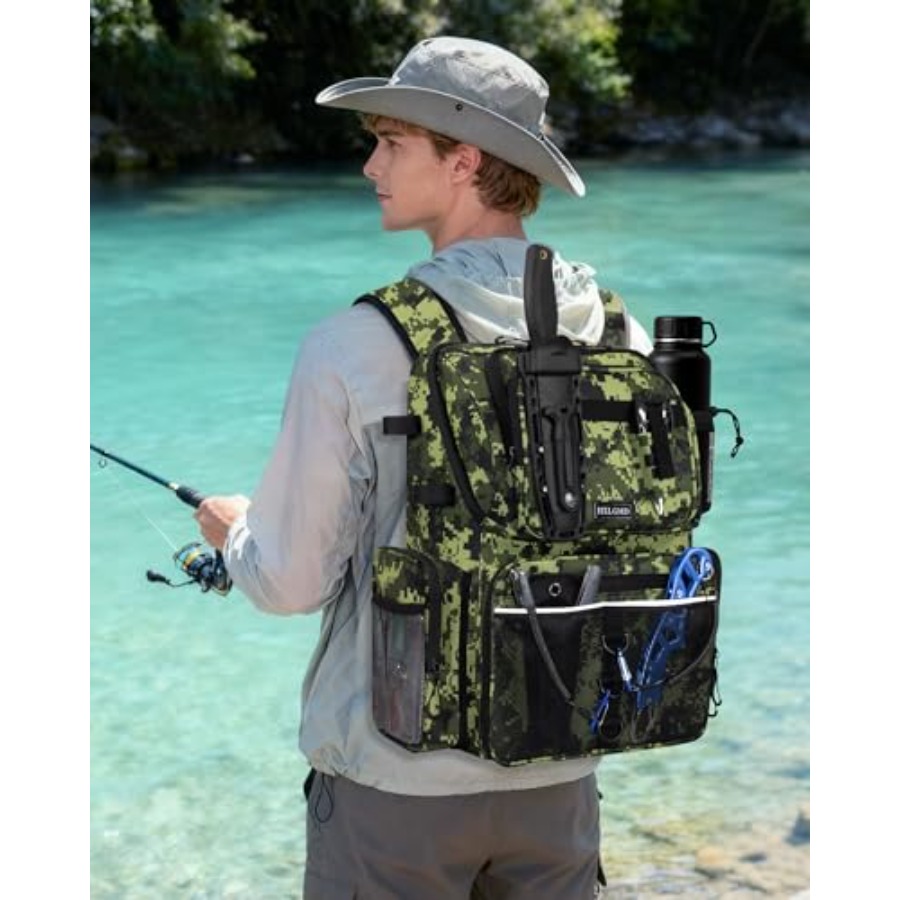 Fishing Backpack with Rod Hold - Fishing Backpack review and price