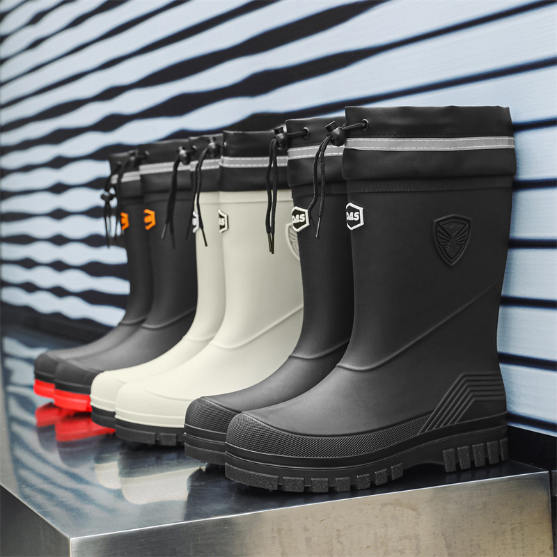 Fashion Men's Rain Boots Mid-C - Fishing Boots review and price
